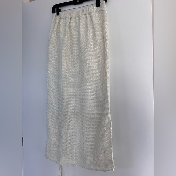 Vita grace Adriana Scallop Button Skirt | Ivory size S - Picture 11 of 12